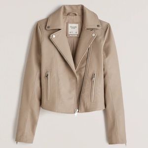 Faux Leather Moto jacket